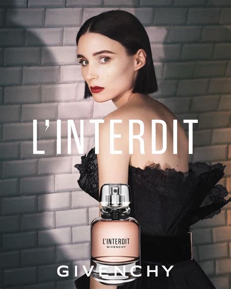 givenchy rooney mara|l'interdit givenchy sample.